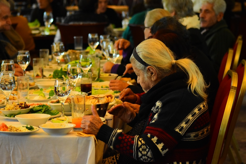 Hilton Beirut Metropolitan Palace's Christmas lunch for the elderly people